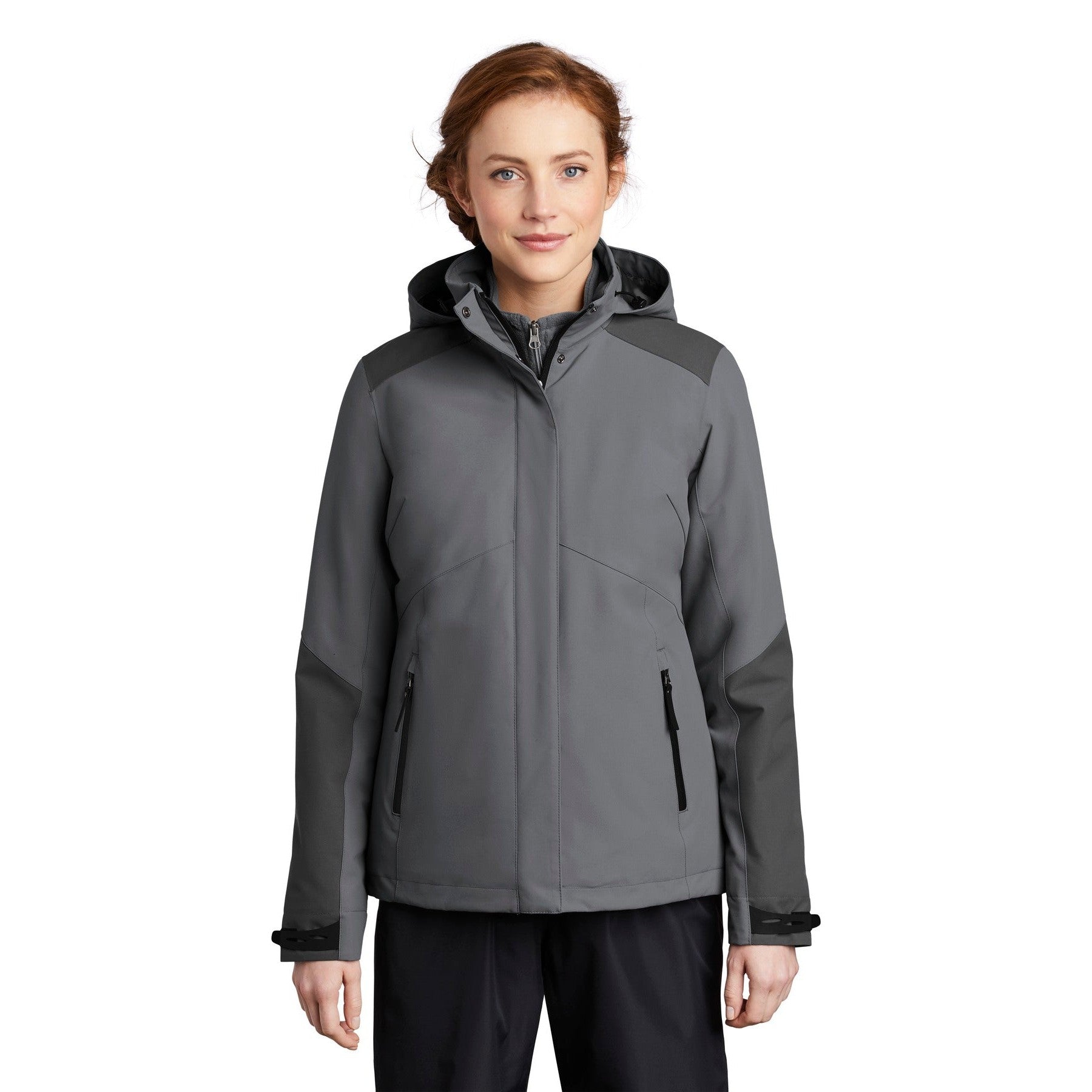 Port Authority-Port Authority® Women's Insulated Waterproof Tech Jacket L405-MedTech-2